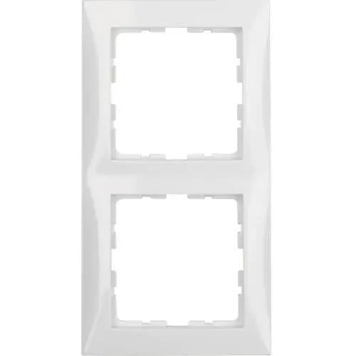 Рамка подвійна Hager S.1 Білий (28684940)
