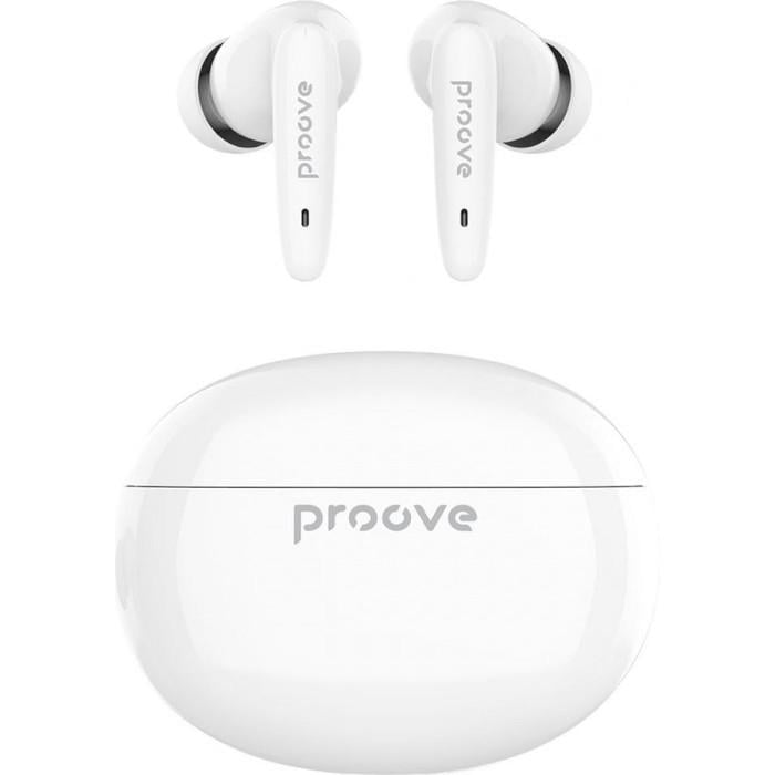 Наушники беспроводные Proove MoshPit 2 TWS Bluetooth/Type-C White (TWMP20010002) - фото 1