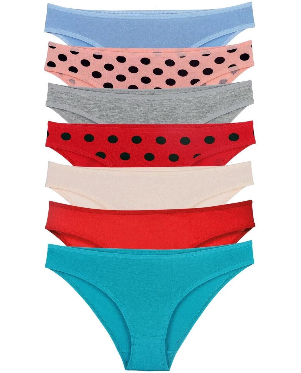 Набор трусиков-слипов женских Sensu KTS1146 7 шт. M Разноцветный (8682740022058)