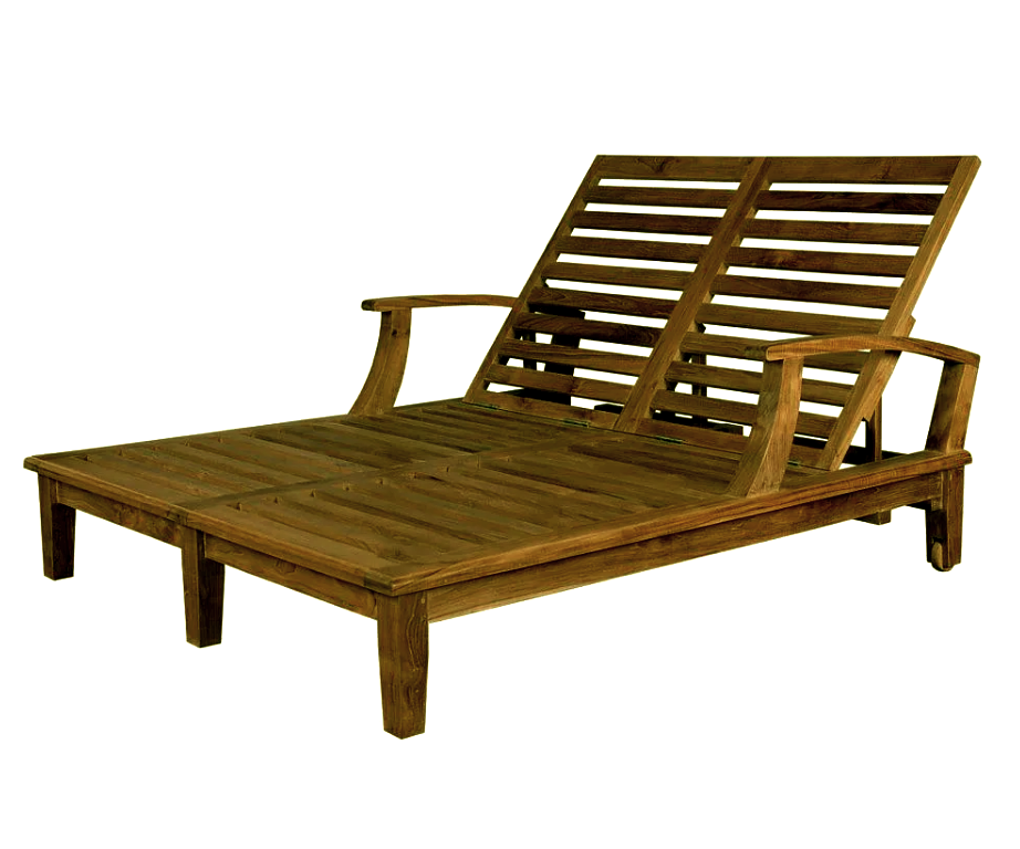 Шезлонг садовий з дерева Бенгазі Мускат (ШЗЛ-000307)