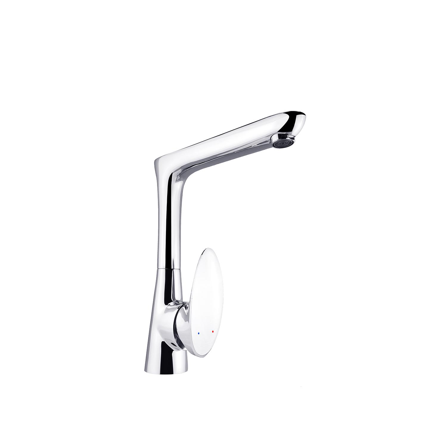 Смеситель для кухни Kroner Küche CV022344 однорычажный Хром (147661)