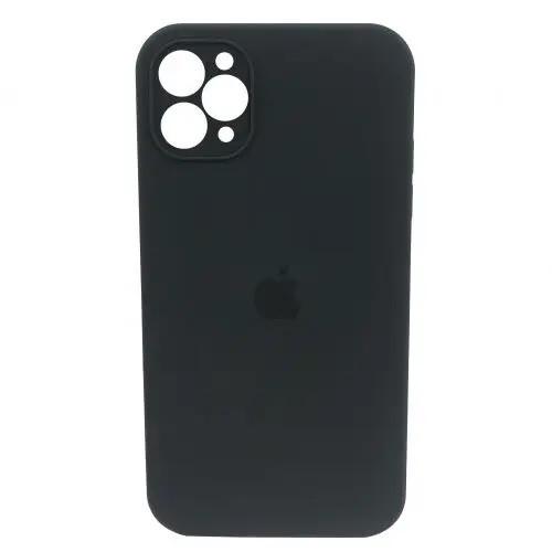Силіконовый Чохол Накладка Закрита Камера Silicone Case Full Camera Для iPhone 12 Pro Space Grey