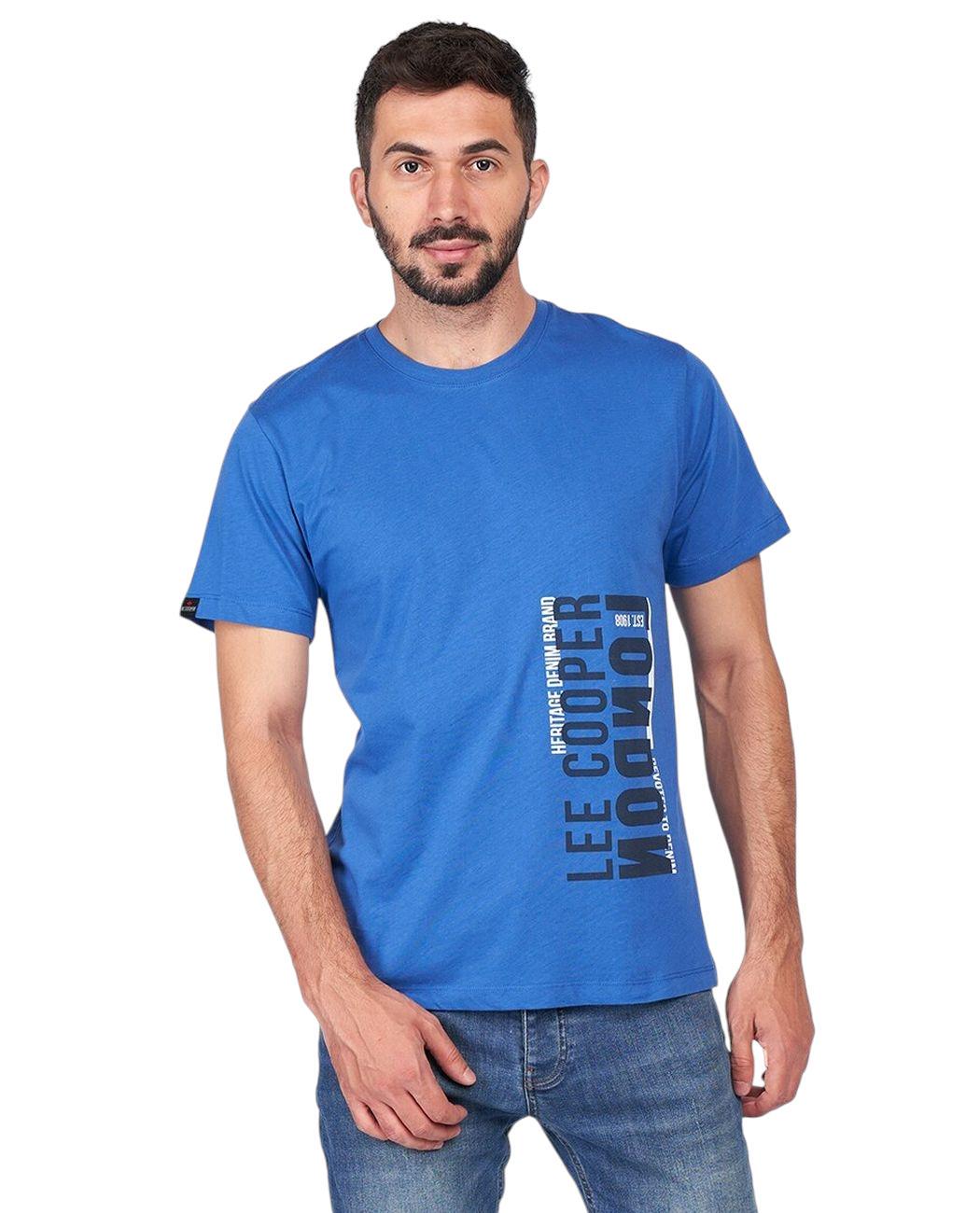 Футболка мужская Lee Cooper 10196426.837 XXL Синий (5942723003324)