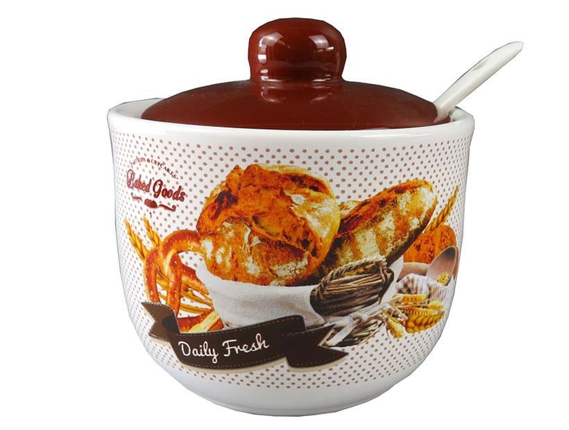 Цукорниця Interos Хліб 350 мл з ложкою (ZFC045 BZ)