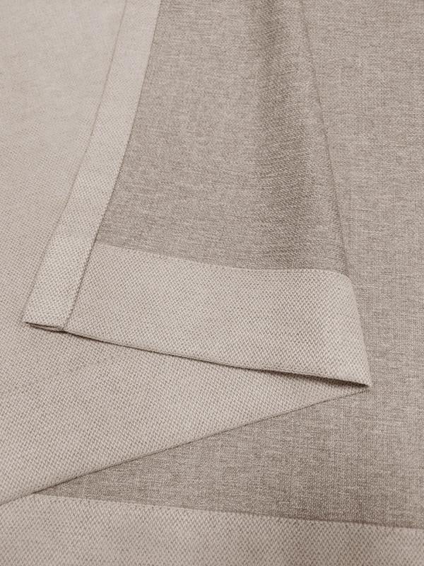 Комплект штор Lux Portiery CALIFORNIA мікровелюр подвійний 250x280 см 2 шт. Бежевий (MD 1426) - фото 2