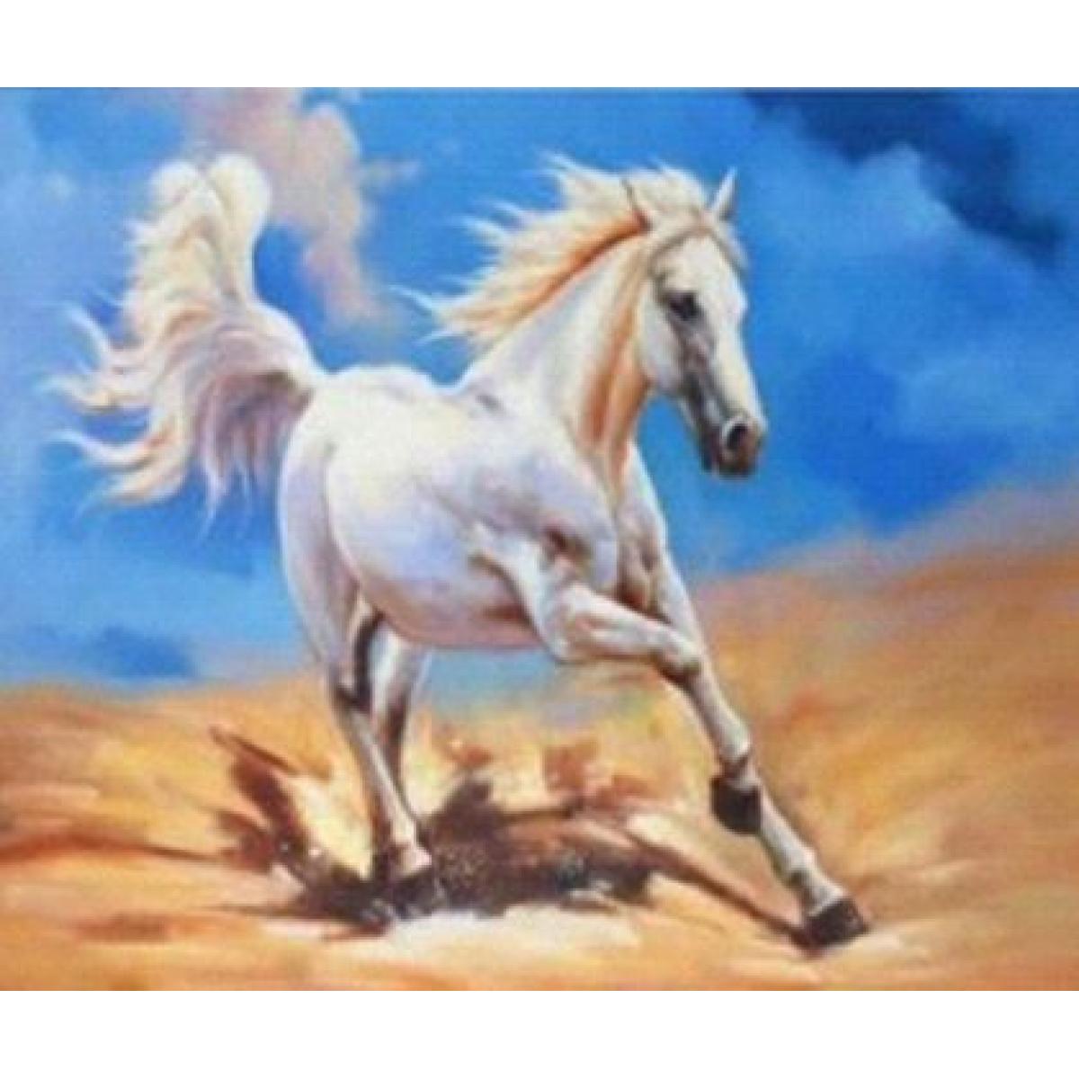 Алмазна мозаїка за номерами Josef Otten Кінь полотно на рамі 30x40 см (MTT-191995)