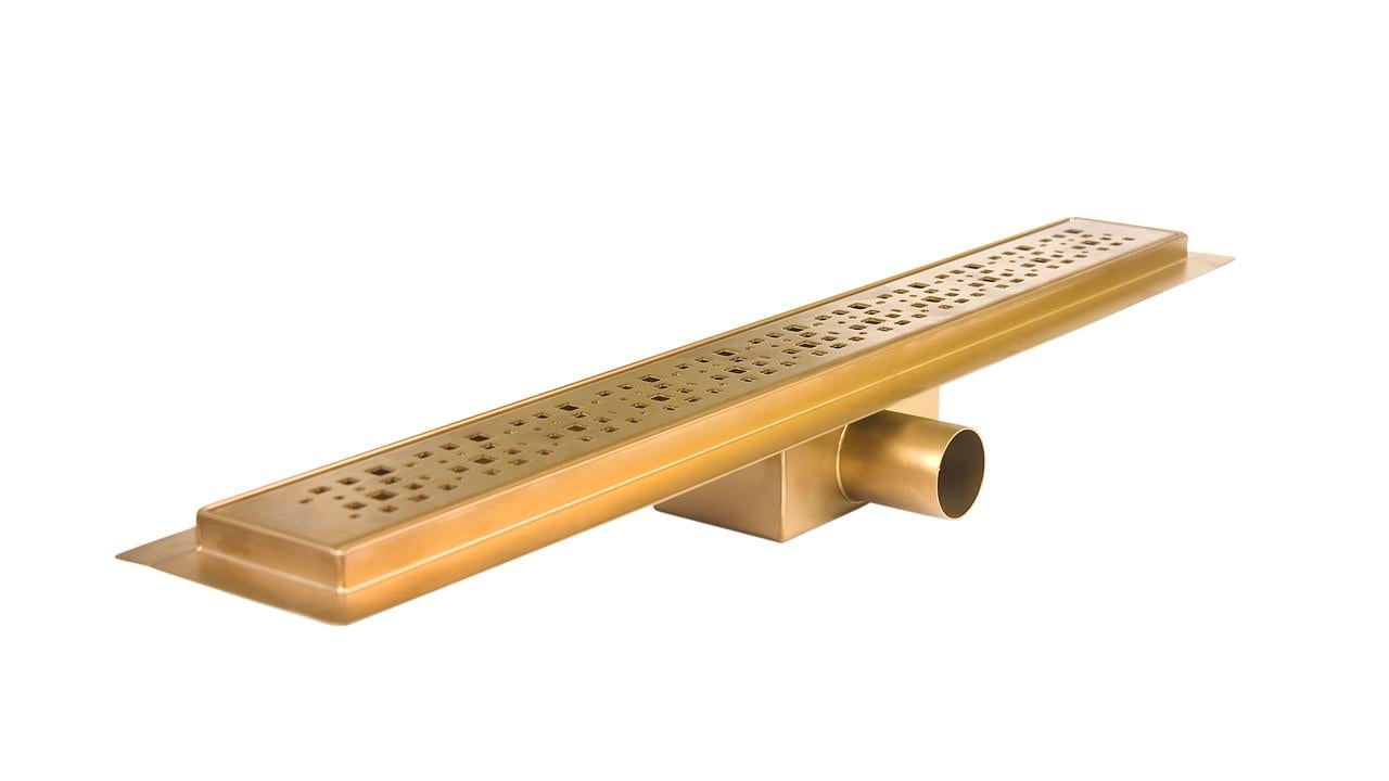 Лінійний трап Desire Vintage з нержавіючої сталі з сухим затвором 800 мм (DV-18800) Лінійний трап Desire Vintage з нержавіючої сталі з сухим затвором 800 мм (DV-18800)