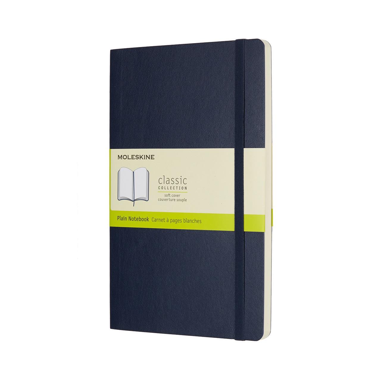 Блокнот Moleskine Classic средний 13х21 см 192 страницы нелинованный мягкая обложка Сапфир (8055002854757)