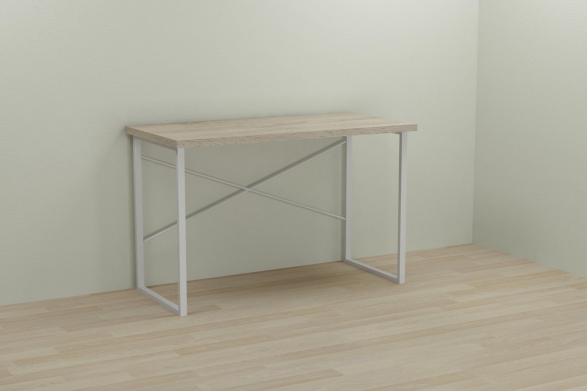 Компьютерный стол Ferrum-decor Дейв ДСП 32 мм 75x120x70 см Белый/Дуб Сонома (FRD-102182) Компьютерный стол Ferrum-decor Дейв ДСП 32 мм 75x120x70 см Белый/Дуб Сонома (FRD-102182)