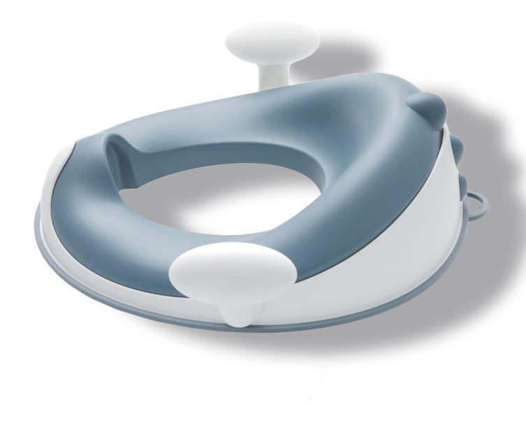 Накладка на унітаз Динозаврик з поліуретановим кільцем Babyhood BH-127B Блакитний (29397315) - фото 4