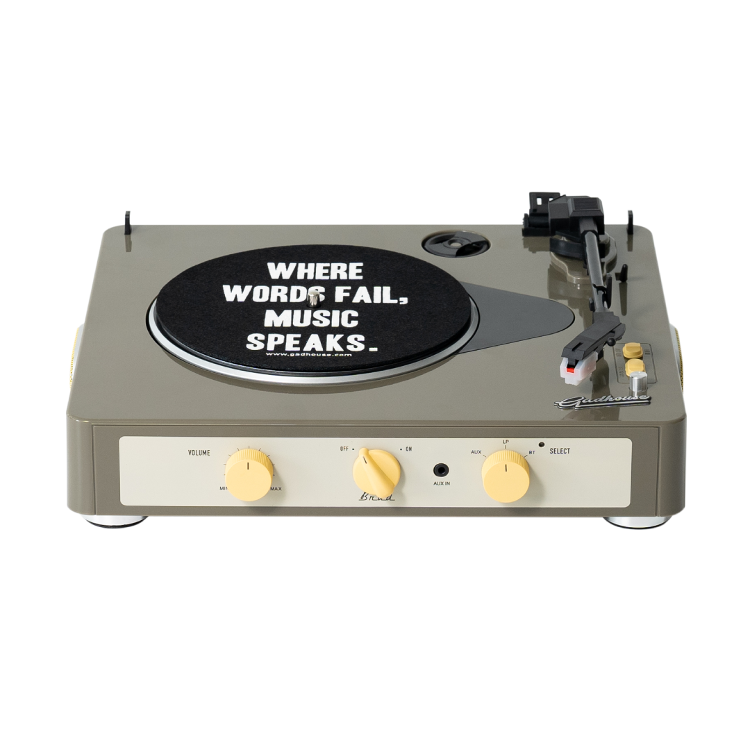 Програвач вініловий Gadhouse Brad Retro MK ll Grey (26213948) - фото 1