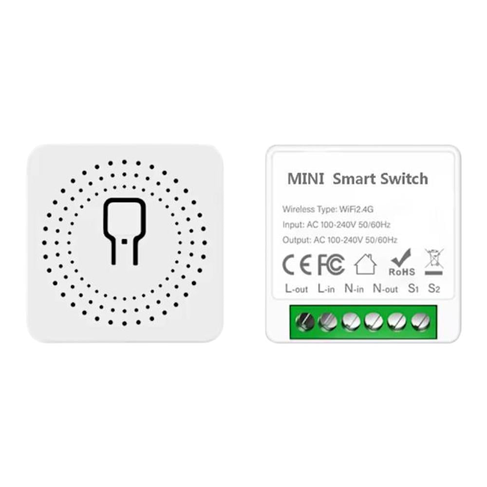 Умный переключатель-реле 16А WiFi Tuya mini (12846)