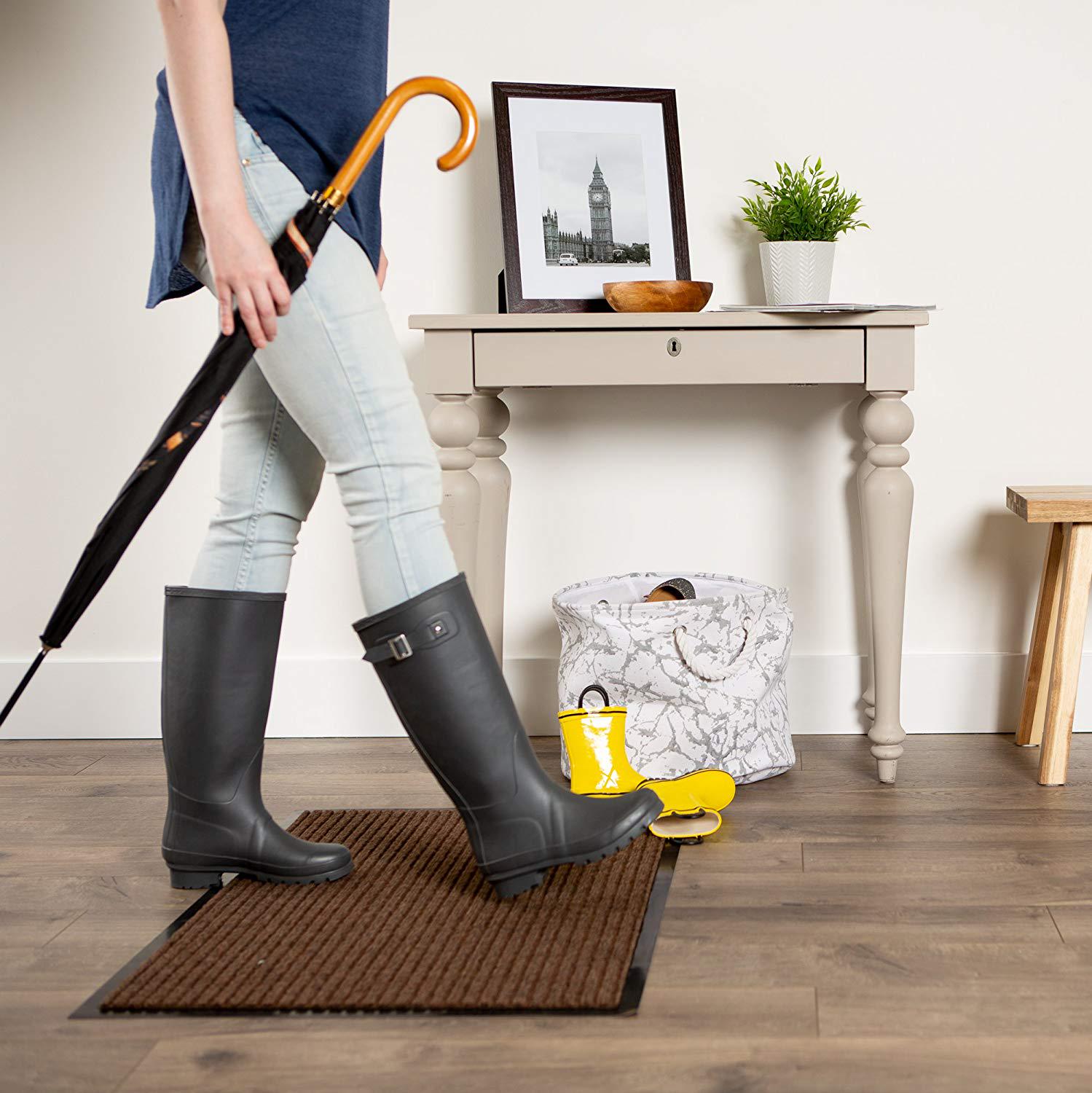 Брудозахисний килим Пекин на ПВХ основі 900х1500 мм Коричневий - фото 3 Брудозахисний килим Пекин на ПВХ основі 900х1500 мм Коричневий - фото 3