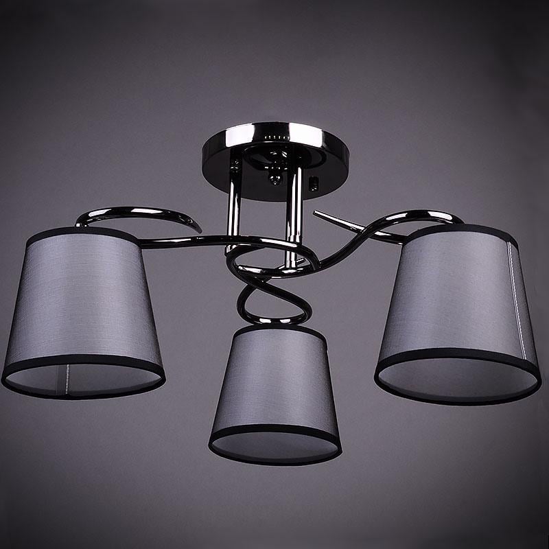 Потолочная люстра Light House DL-17341/3 GR Черный Потолочная люстра Light House DL-17341/3 GR Черный