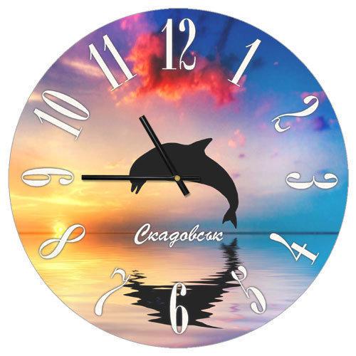 Часы настенные круглые Presentville 36 см (CHR P SKD002)