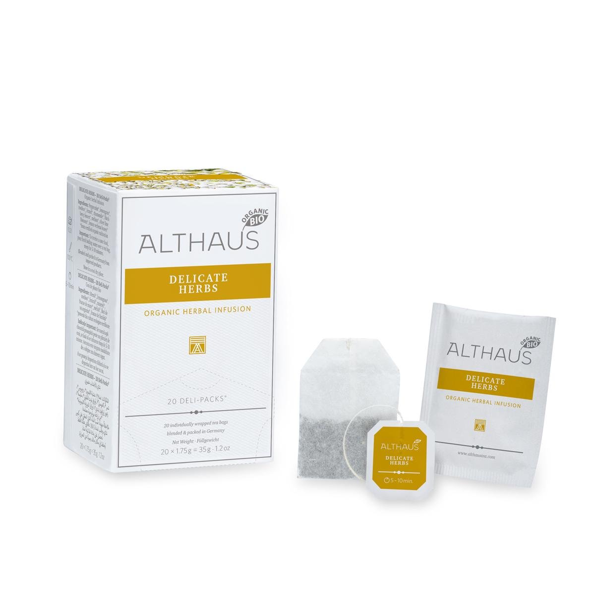 Чай Althaus Deli Packs BIO Delicate Herbs 20 пакетиків (10400118)