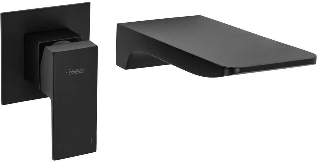 Смеситель для умывальника Rea Mason Black (REAB0690) Смеситель для умывальника Rea Mason Black (REAB0690)