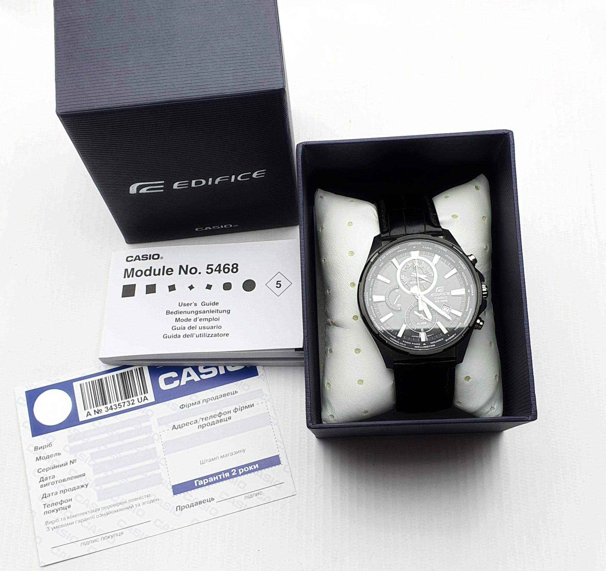 Годинник Casio EFR-304BL-1AVUEF - фото 4 Годинник Casio EFR-304BL-1AVUEF - фото 4