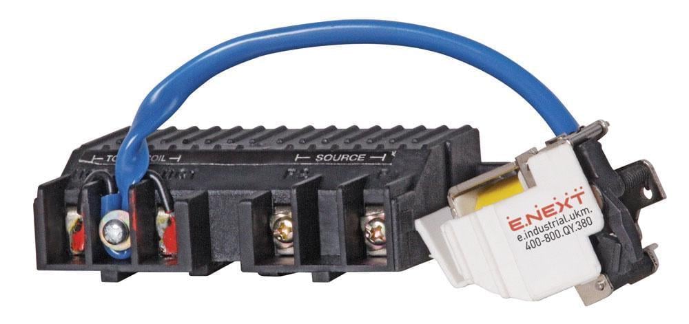 Розчіплювач мінімальної напруги E.NEXT e.industrial.ukm.400-800.QY.380 AC 380V (i0040004) Розчіплювач мінімальної напруги E.NEXT e.industrial.ukm.400-800.QY.380 AC 380V (i0040004)