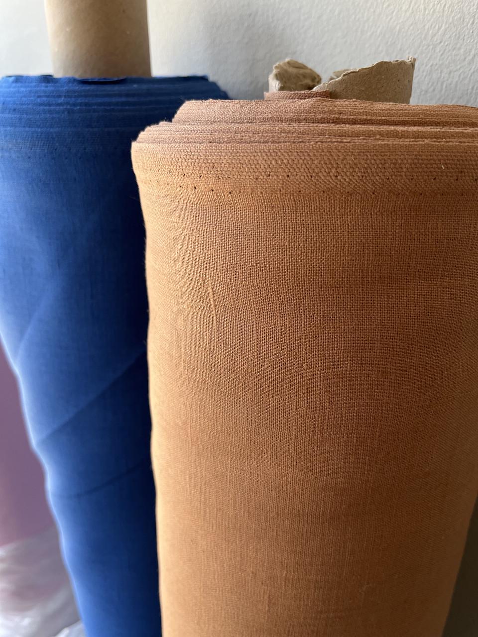 Ткань LINEN PLUS 100% лен 143 см 1224 LION Светло-коричневый - фото 3 Ткань LINEN PLUS 100% лен 143 см 1224 LION Светло-коричневый - фото 3