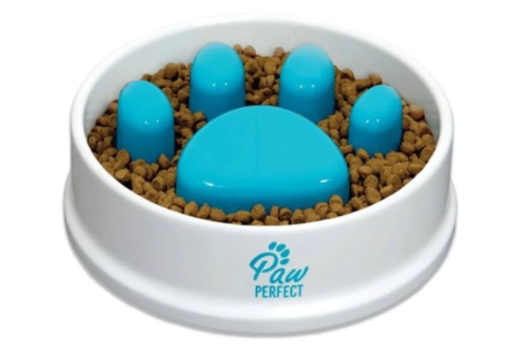 Миска для тварин Paw Perfect у вигляді лапки із захистом від ядухи (P-2070)
