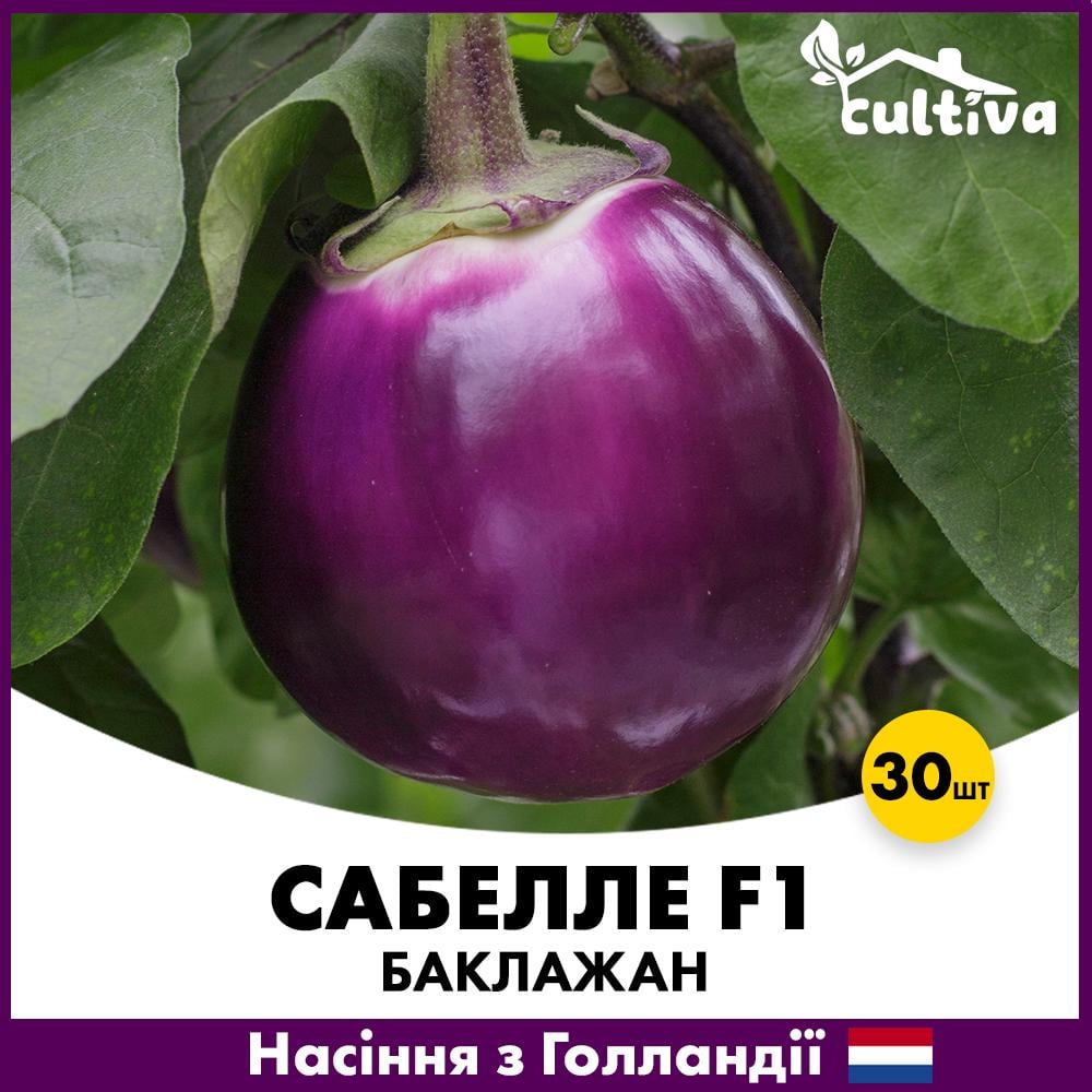 Семена баклажана Rijk Zwaan Сабелле F1 30 шт. (R51007)