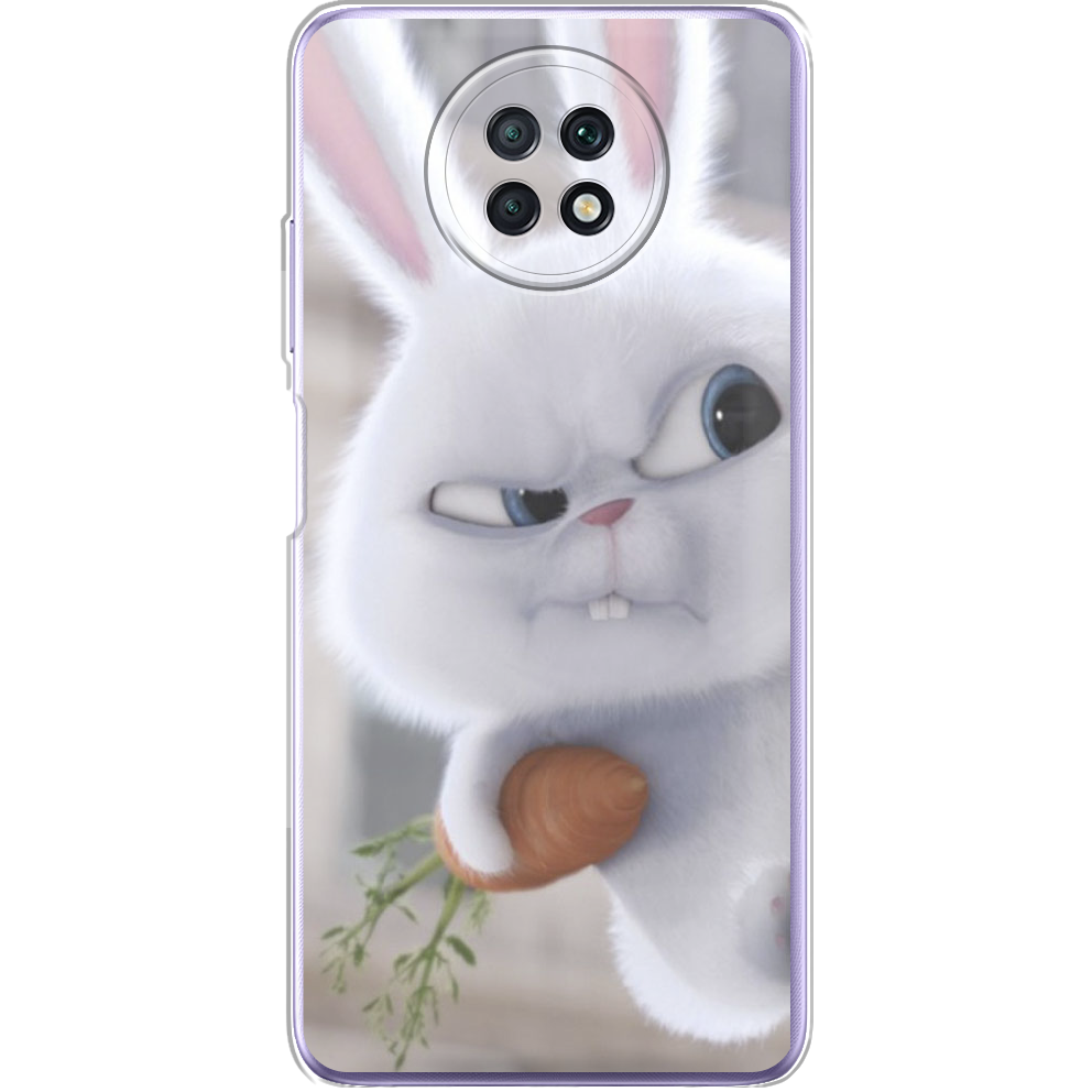 Чехол BoxFace Xiaomi Redmi Note 9T Rabbit Snowball Прозрачный силикон (42123-up1116-42123)
