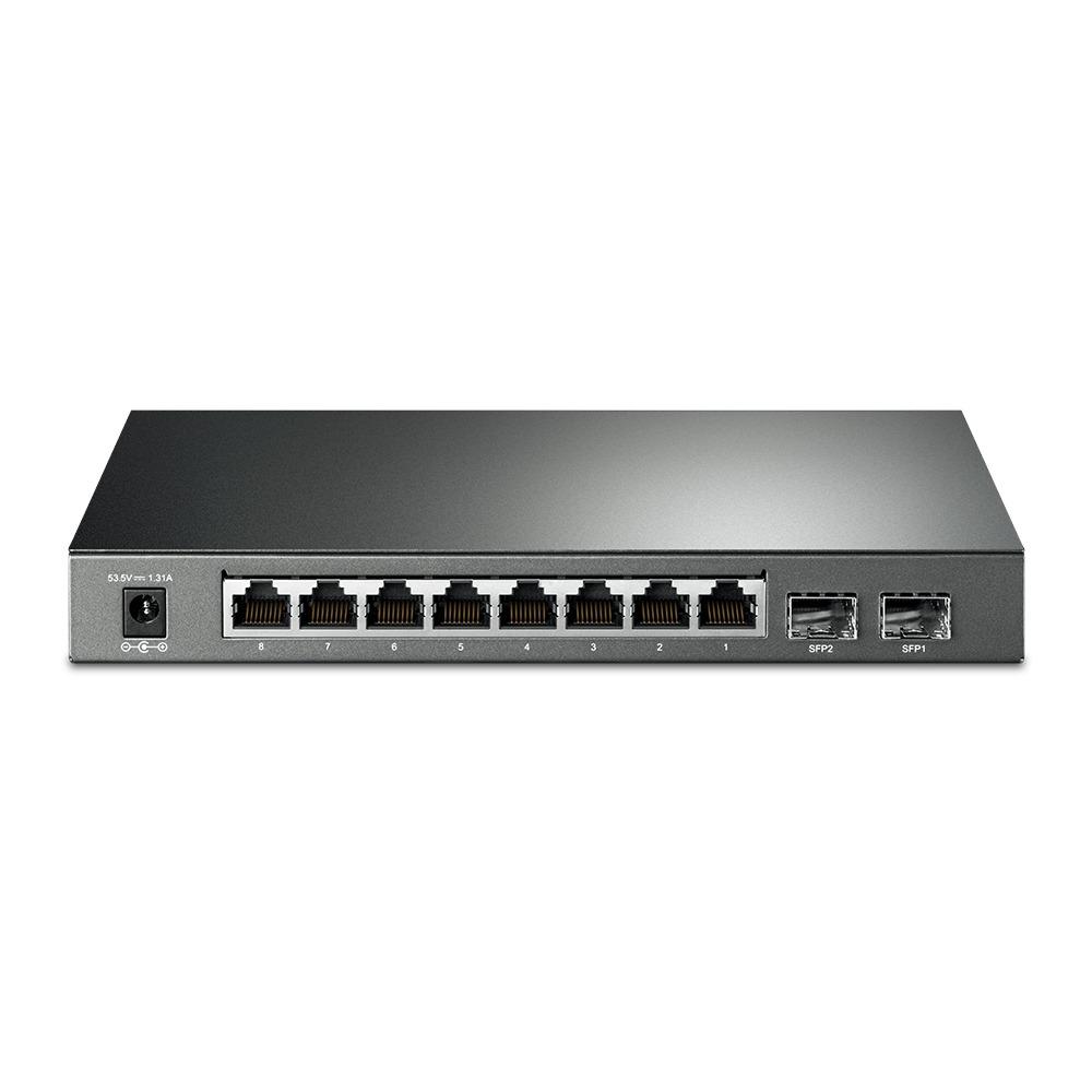 Комутатор TP-Link TL-SG2210P настільний 8хRJ45/2хSFP (570956) - фото 3