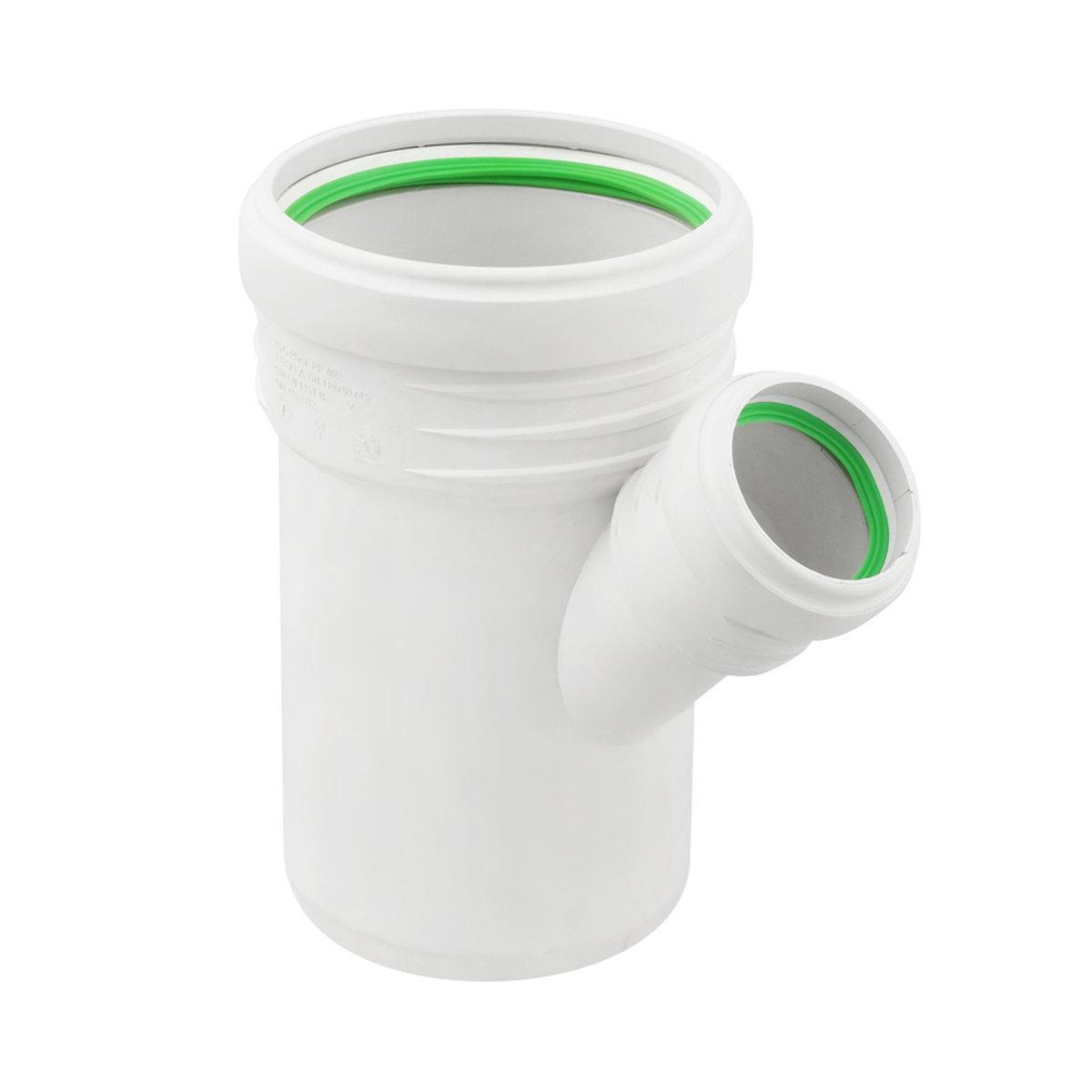 Тройник внутренний ASG S-LINE ⌀ 110x50 мм 45° бесшумный (SW-90216)