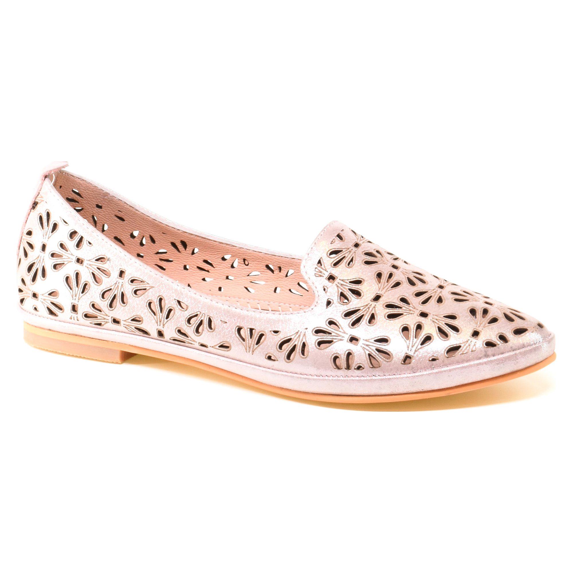 Туфлі-лофери жіночі весняні Veritas р. 37 Рожевий (089057-37)