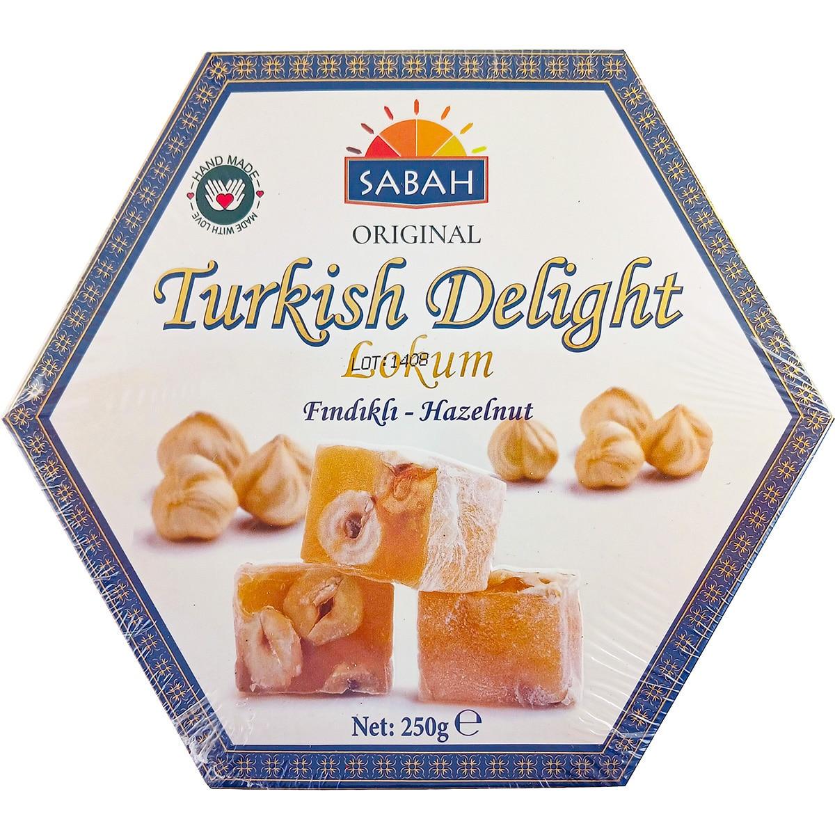 Рахат-лукум Sabah Hazelnut з фундуком 250 г