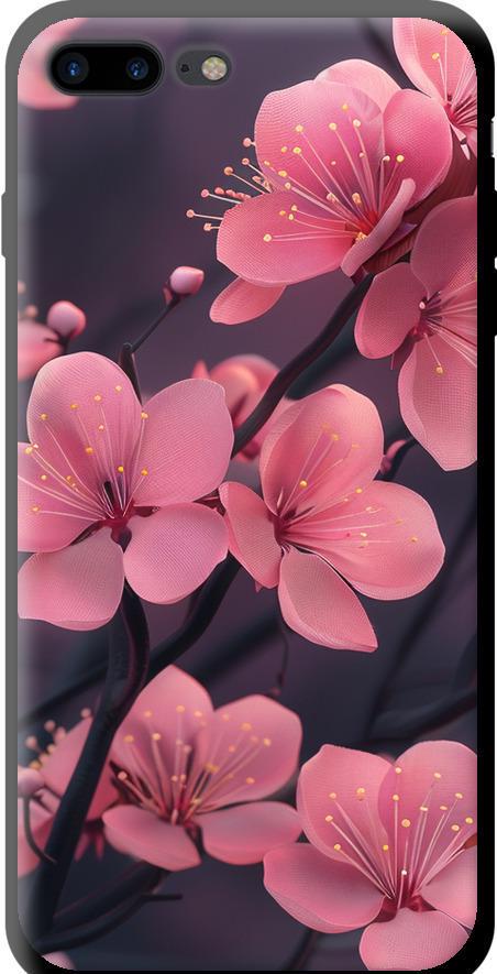 Чехол на iPhone 7 Plus Пурпурная сакура (6075b-337-42517)