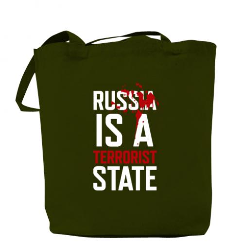 Шоппер russia is a terrorist state Хаки (11042251-23-167791)
