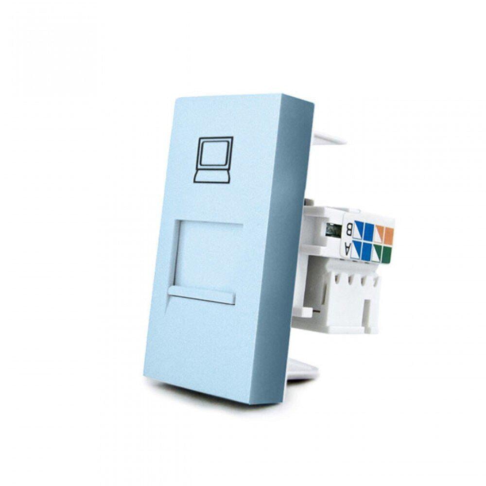 Розетка Livolo интернет RJ-45 Голубой (C7-1C-19)