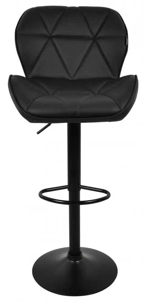 Стілець барний зі спинкою Bonro B-087 Чорний (40080062) - фото 2 Стілець барний зі спинкою Bonro B-087 Чорний (40080062) - фото 2