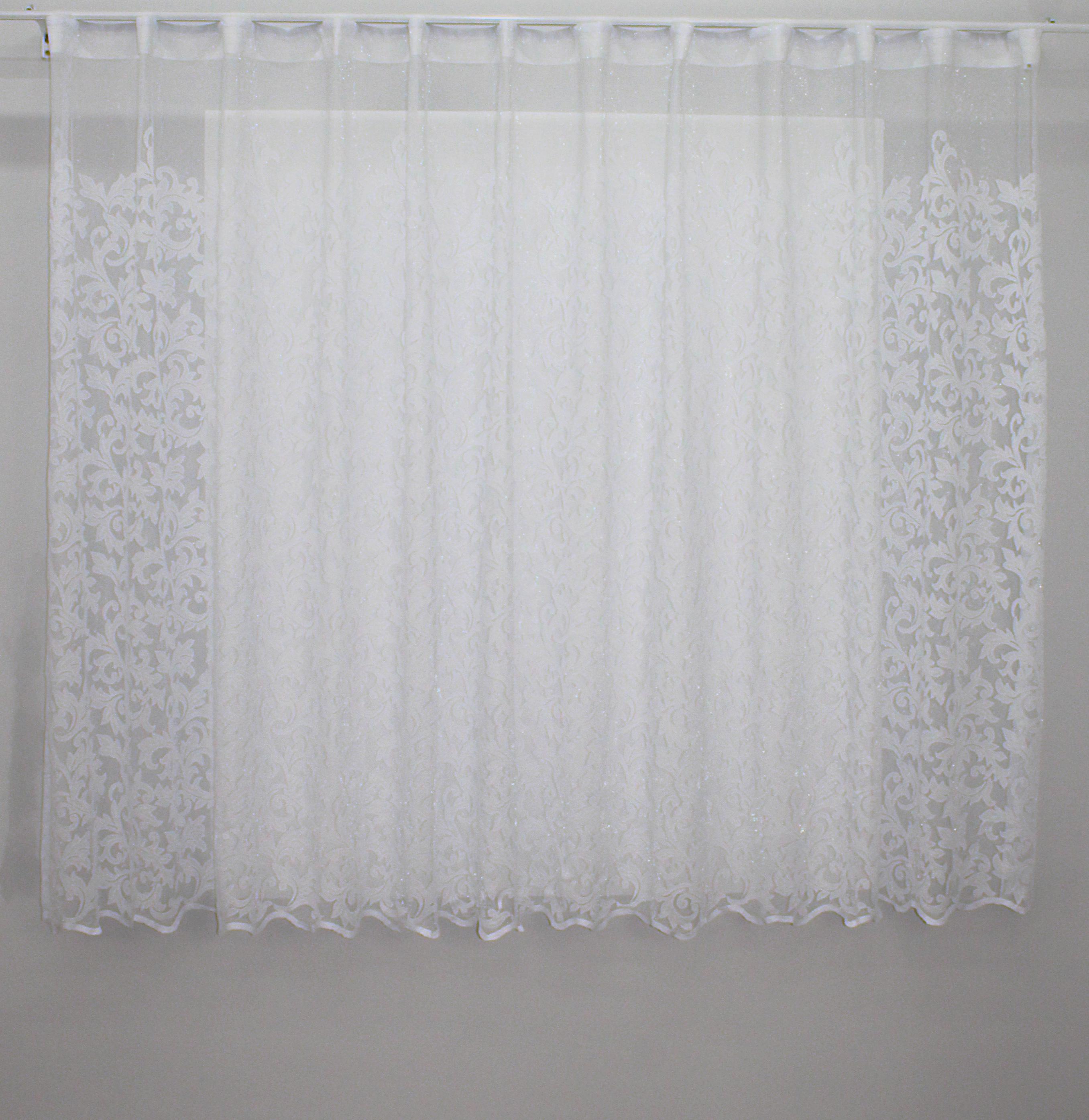 Тюль VR-Textil 1121т жаккард 160 см 300х160 см Белый (40-065)