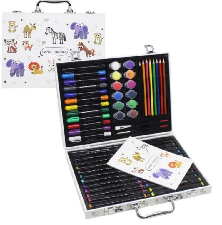 Набор детский художественный в крепком алюминиевом кейсе (2104618609)