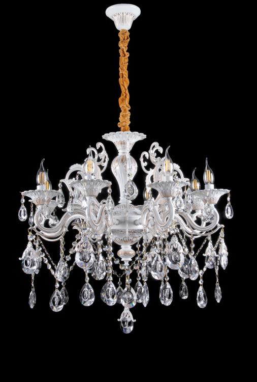 Люстра свеча Ray L555/8 LWT+GD (IR007034)