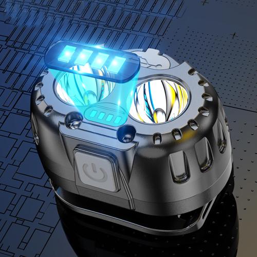 Ліхтар налобний 666-2XPL waterproof/Li-Ion/USB-C/Motion sensor/Power indicator Black - фото 3