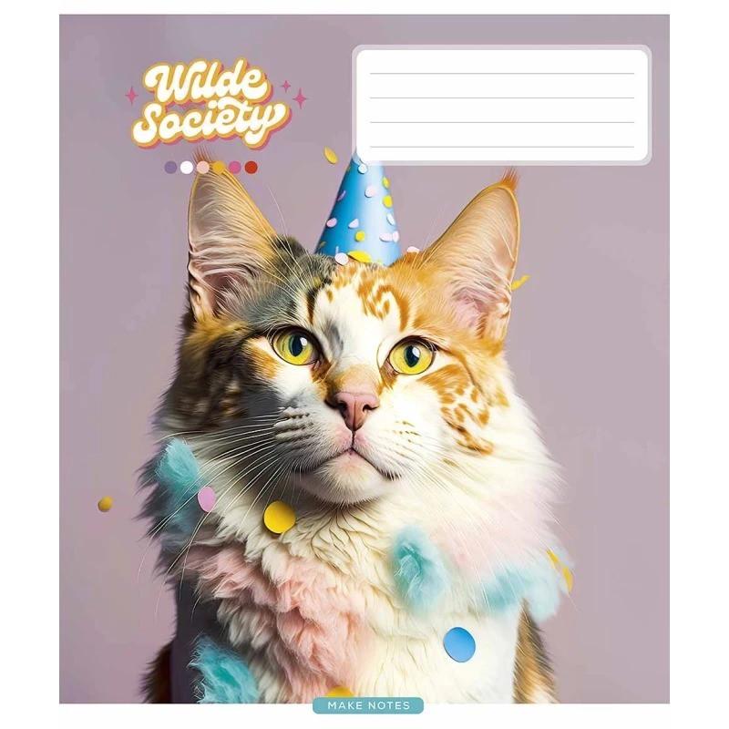 Тетрадь общая Школярик Wilder society в линию 36 листов