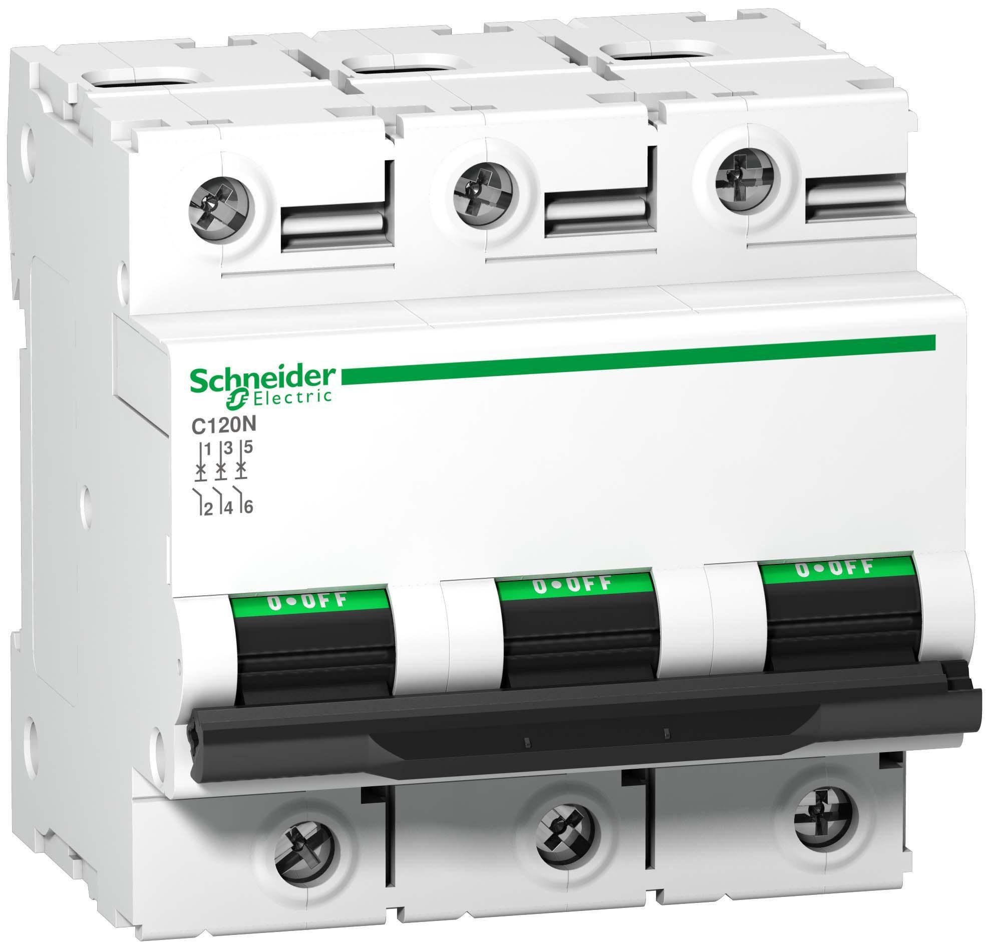 Автоматический выключатель Schneider Electric Acti9 C120N 3P 125A 10кА В (A9N18351) - фото 1