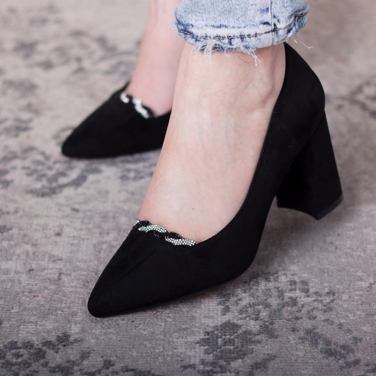 Туфлі жіночі Fashion р. 36 23,5 см Чорний (2657)