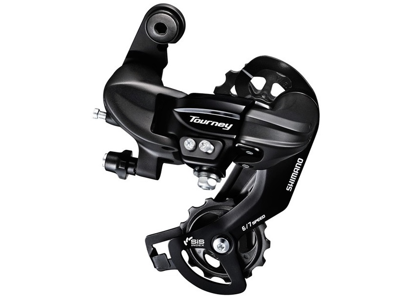 Перемикач задній Shimano TY-300 7 швидкостей max-34T під болт Чорний (DERB-046-1)