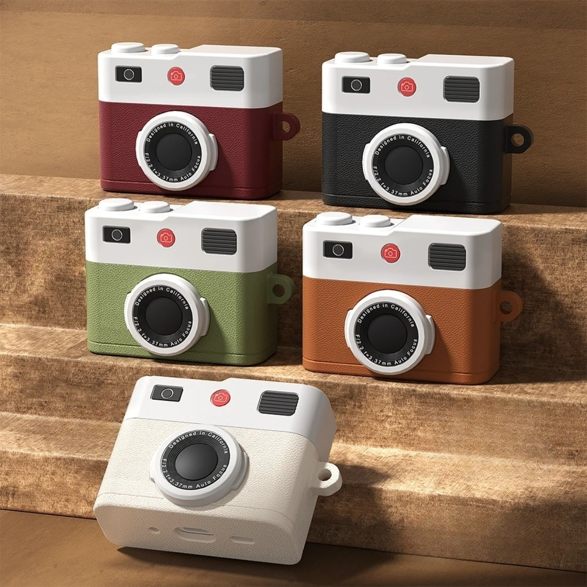 Чехол для наушников AirPods PRO 2 силиконовый с текстурой кожи с карабином Белый (2587419924) - фото 8 Чехол для наушников AirPods PRO 2 силиконовый с текстурой кожи с карабином Белый (2587419924) - фото 8