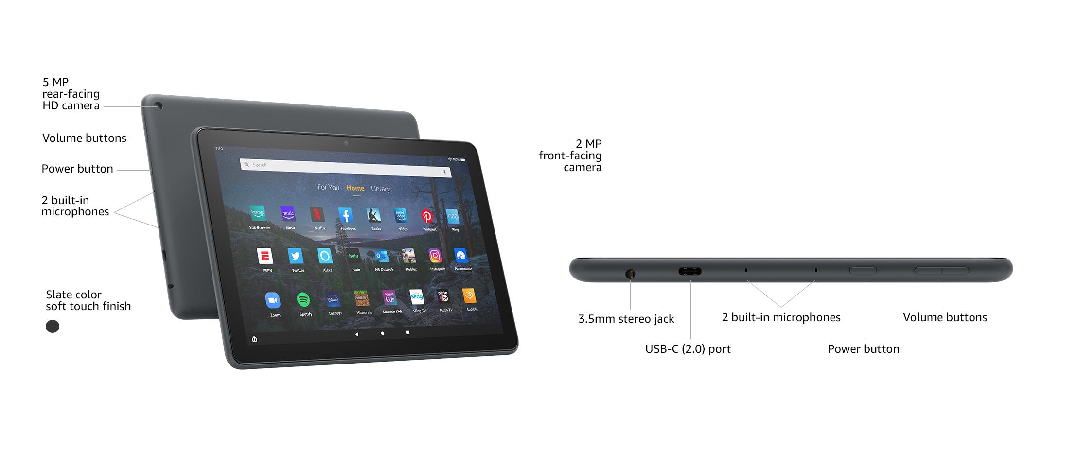 ᐉ Планшет Amazon Fire HD 10 Plus 11-го поколения 4/32 GB ᐉ Планшет Amazon Fire HD 10 Plus 11-го поколения 4/32 GB