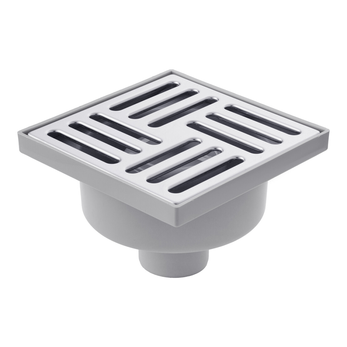 Трап с вертикальным выходом ANIplast 50 мм с нержавеющей решеткой 15х15 см TA5212EU (CV020104)