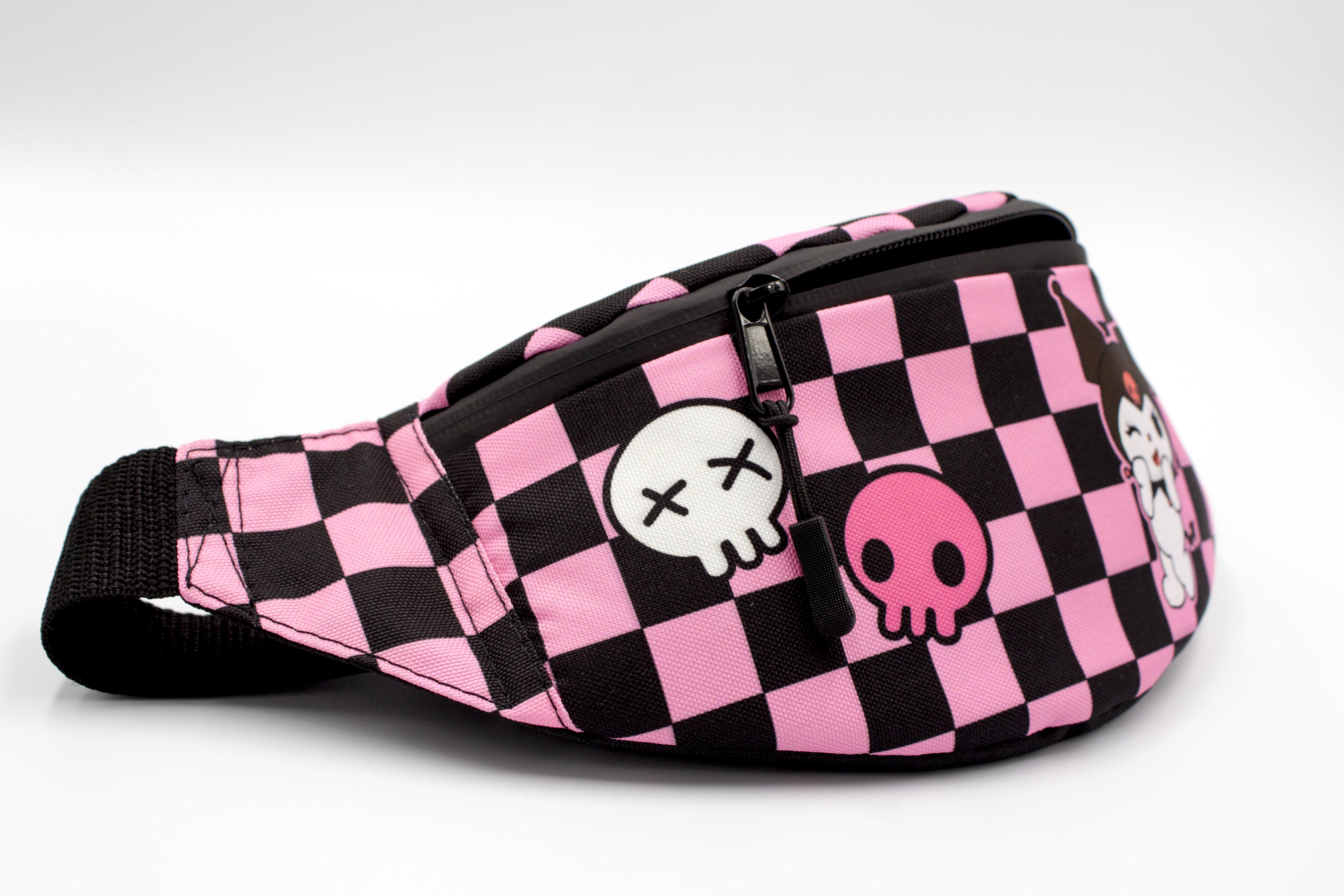 Сумка бананка Курумі Рожевий (BM-007) - фото 4 Сумка бананка Курумі Рожевий (BM-007) - фото 4