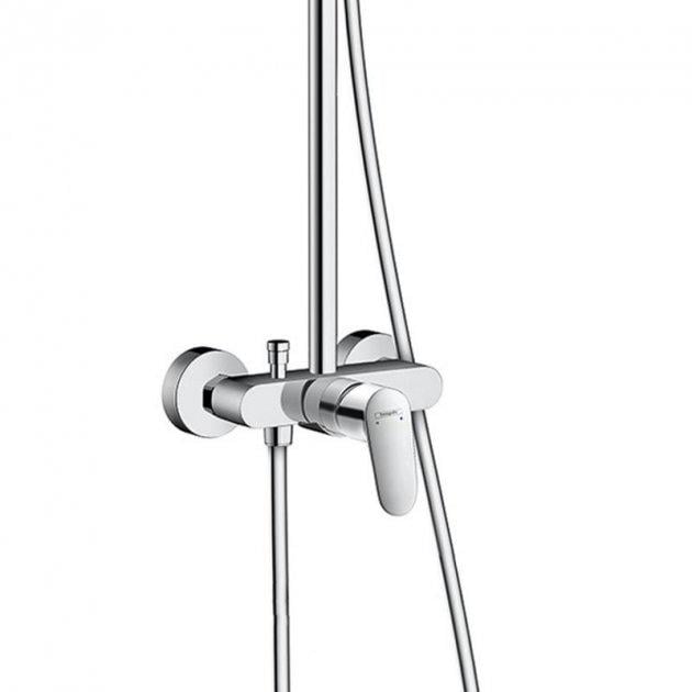 Душевой гарнитур Hansgrohe Crometta E 240 1jet Showerpipe Хром матовый (27284000) - фото 2