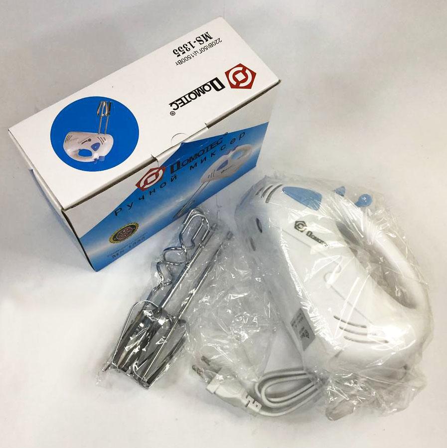 Миксер ручной Domotec MS-1355 с насадками (ws36767-1) - фото 5 Миксер ручной Domotec MS-1355 с насадками (ws36767-1) - фото 5