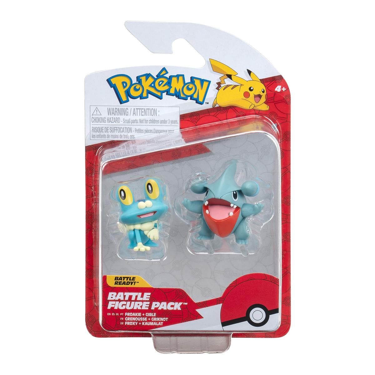 Набір дитячих ігрових фігурок Pokemon W16 Гібл і Фрокі 2 шт. (PKW3013)
